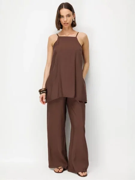 MixRay Overal Overalls kaštanově hnědá