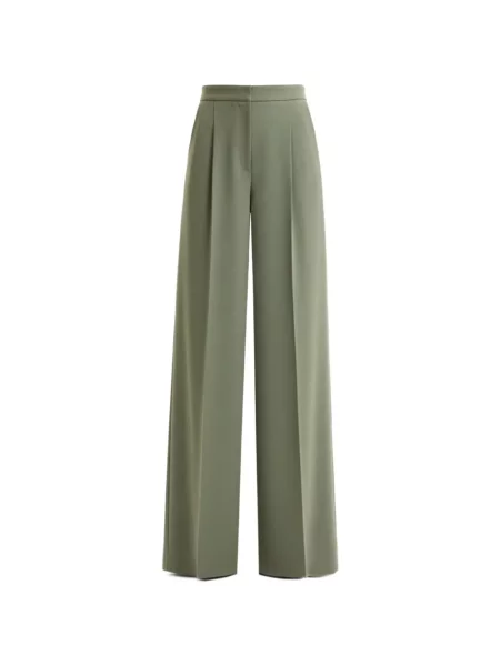 Szerokie spodnie Gemy Maalouf zielone