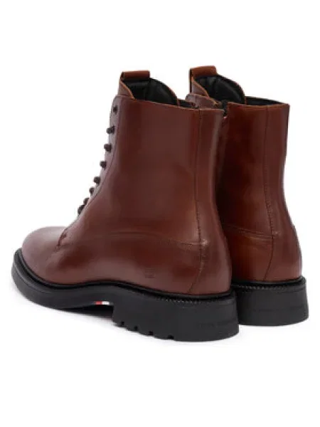 Čižmy Tommy Hilfiger Comfort Lwt hnedá