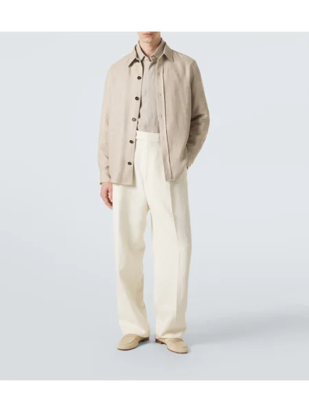 Geacă Zegna de in bej