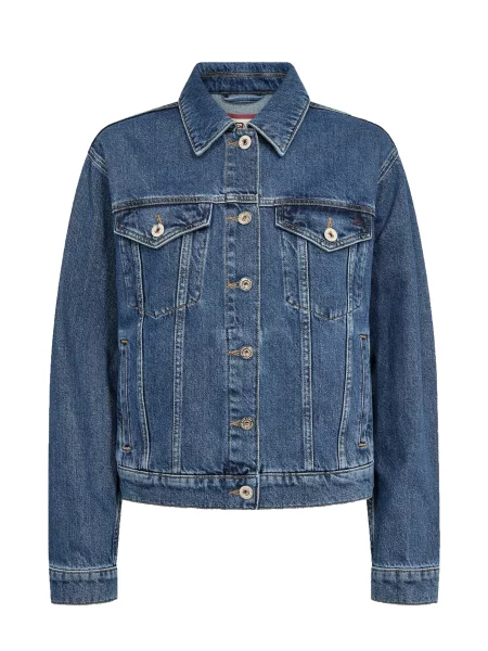 MOS MOSH Geacă de primăvară-toamnă MMSaima denim albastru