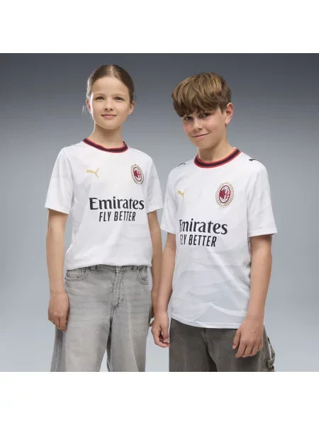 PUMA Młodzieżowa koszulka wyjazdowa AC Milan Akcesoria biały