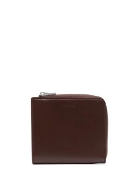 Portofel Jil Sander cu autograf maro