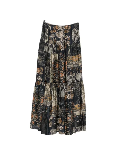 Fustă midi Liu Jo cu model floral negru