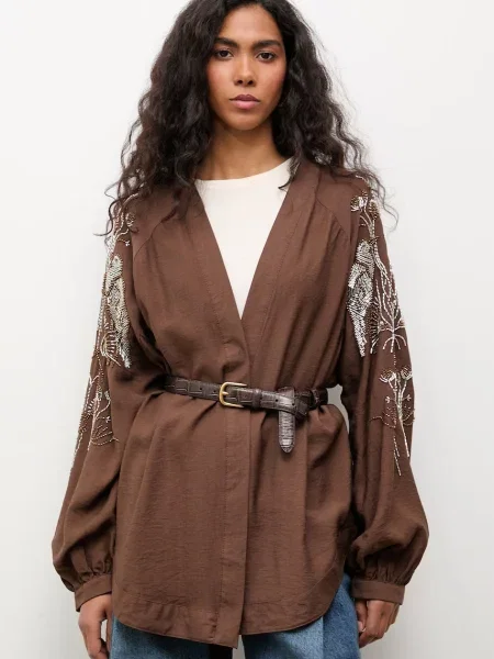 Answear.LAB marynarka z brązowa