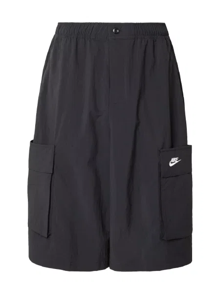 Nike Sportswear Laisvo stiliaus kelnės CLUB' juoda