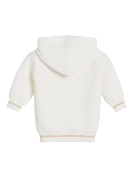 Bluza z kapturem dziecięca Brunello Cucinelli biała