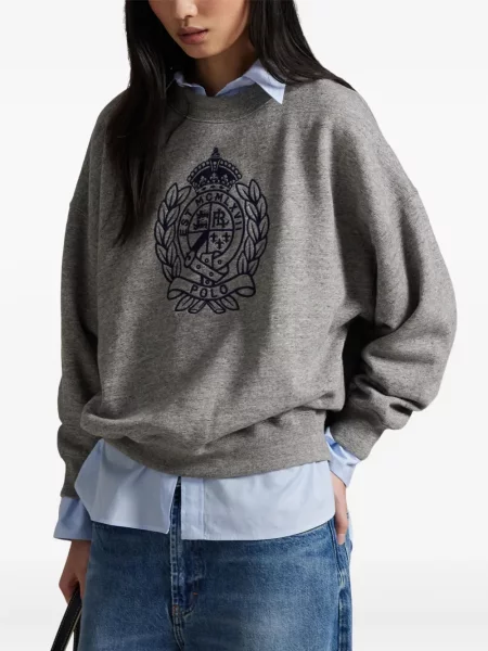 Chiloți Polo Ralph Lauren din țesătură twill cu autograf cu glugă albastru
