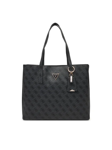 GUESS Shopper tmavosivá čierna