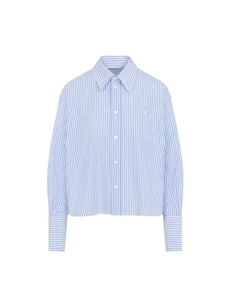 Koszula w paski Céline w paski niebieska
