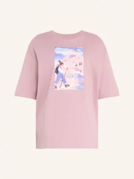 Adidas Terrex Oversized Tričko Terrex Secret Paths Ahead Graphic starorůžová / růžová modrá