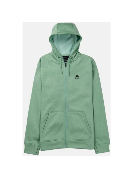Bluza z kapturem Burton Oak Full Zip jasnozielona S zielona