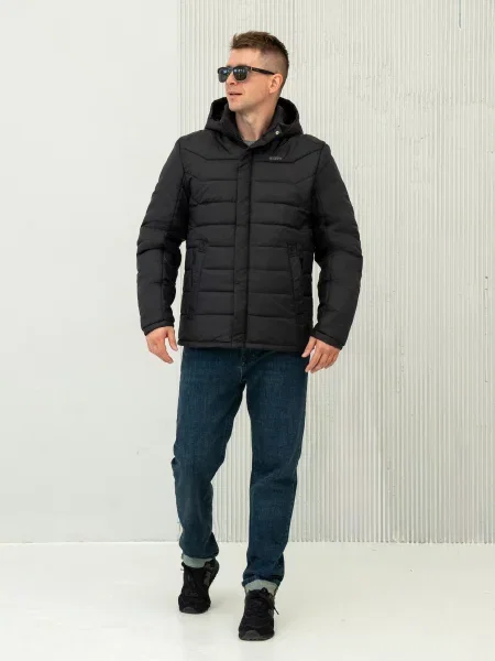 Классический пуховик City Fashion Classic черный