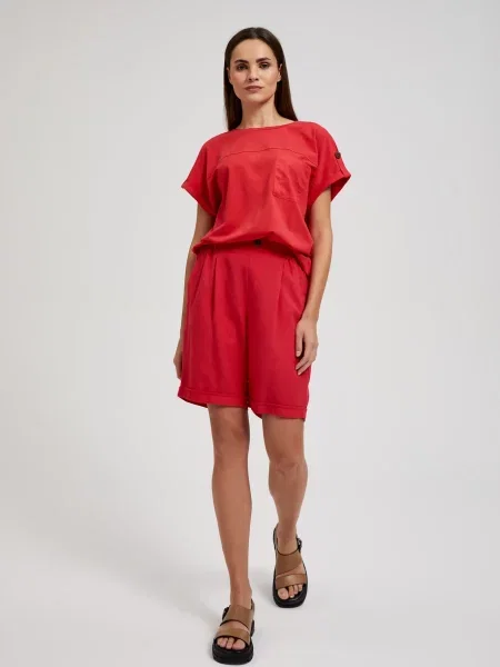 Pantaloni scurți Moodo roșu