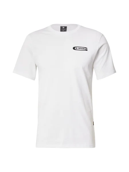 G-STAR Tricou negru alb