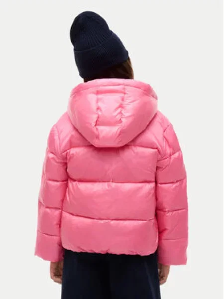 Zimní bunda Tommy Hilfiger růžová