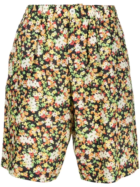 Bermude Marni cu model floral cu imagine negru