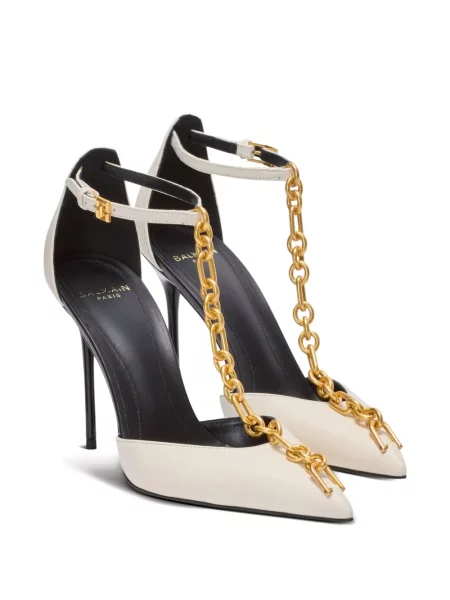 Pantofi cu toc Balmain din piele