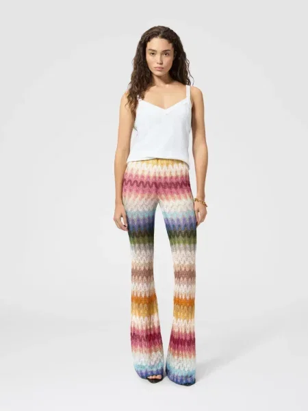 Pantaloni Missoni din dantelă