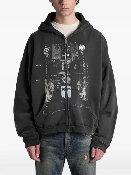 Hoodie Enfants Riches Déprimés με σχέδιο γκρι