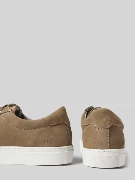 Sneakersy skórzane z detalem z logo model ‘Summer’ Digel