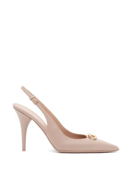 Pantofi cu toc Valentino Garavani din piele slingback