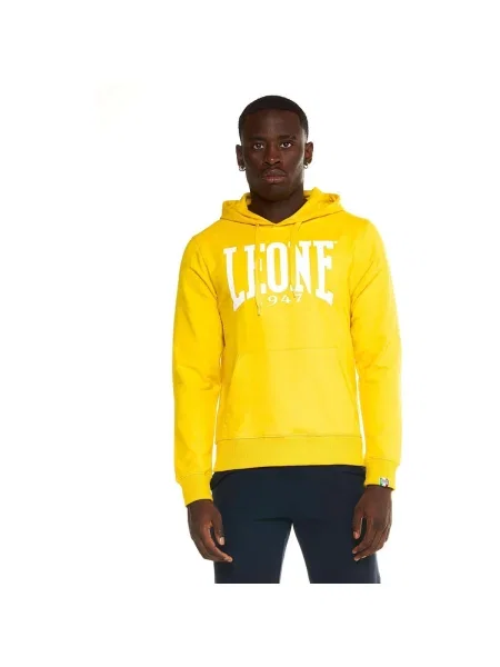 Hanorac din fleece Leone 1947 din fleece galben