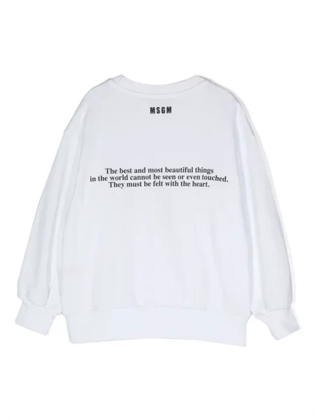 Bluza dziecięca Msgm biała
