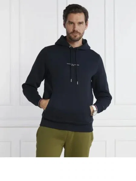 Tommy Hilfiger Hanorac TOMMY LOGO TIPPED HOODY