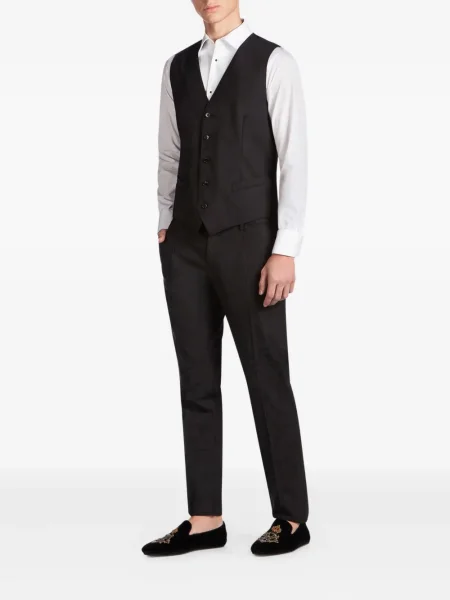 Vestă Dolce & Gabbana de lână negru