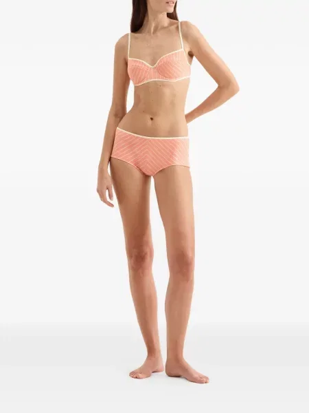 Bikini Eres cu dungi roz