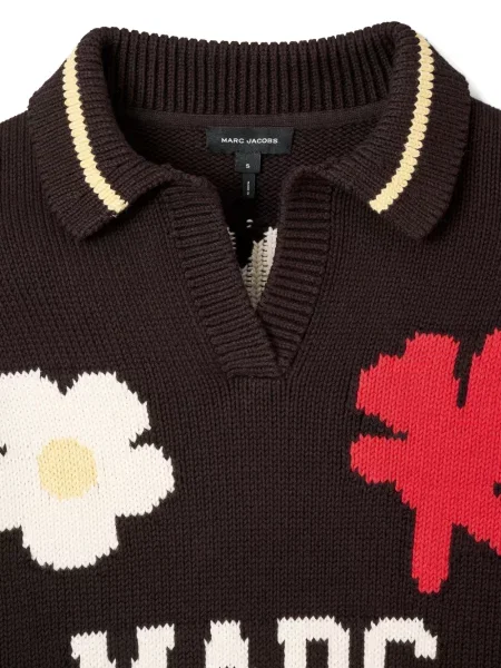 Pulover Marc Jacobs din jacard maro