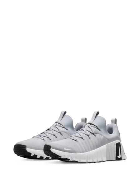 Fotbal sneakerși Nike Metcon din piele cu broderie alb