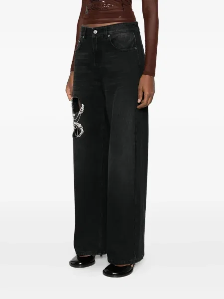 Blugi Area de cristal negru