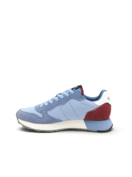 Sneakersy Sun68 skórzane niebieskie