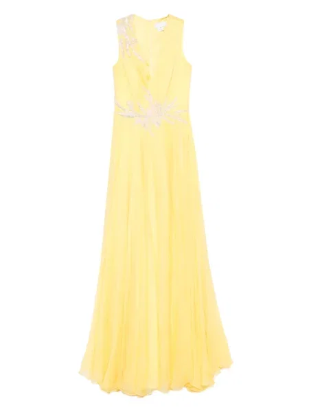 Rochie M.marquise de costum galben