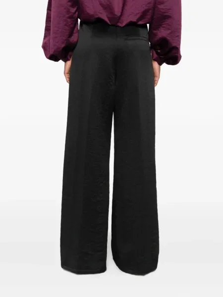 Pantaloni Forte_forte plisate negru
