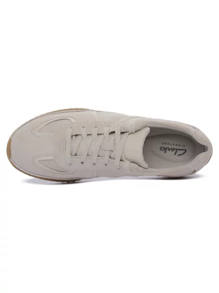 Pantofi Clarks alb