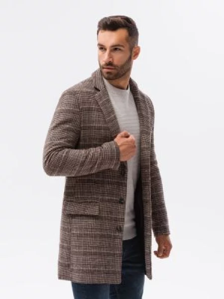 Palton Ombre maro