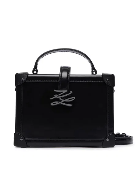 KARL LAGERFELD Ročna torba črna