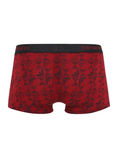Emporio Armani Boxerky námornícka modrá / brusnicová čierna