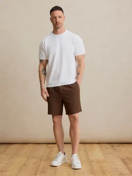 DAN FOX APPAREL Hlače Gerrit' rjava