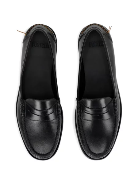 Pantofi loafer Fortela din piele negru