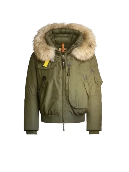 Kurtka bomber Parajumpers z kapturem zielony