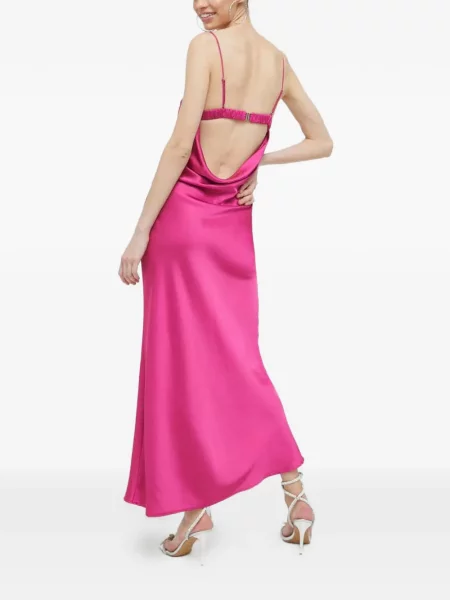 Rochie maxi Abercrombie & Fitch de costum roz