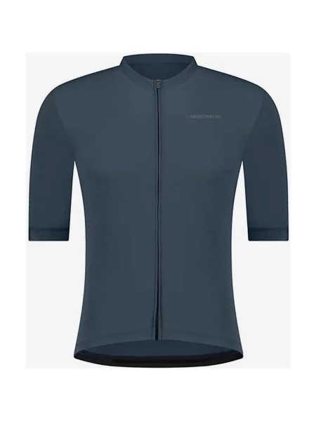 Koszulka rowerowa Shimano Futuro krótki rękaw niebieskoszara M szara
