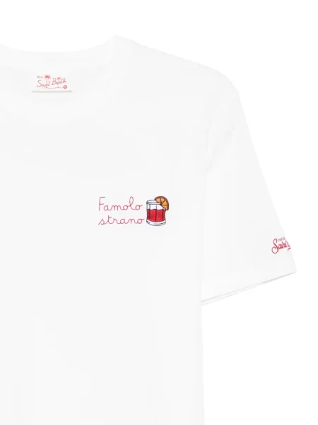 Tricou Mc2 Saint Barth cu broderie alb