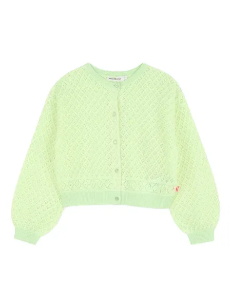 Dětské kardigan Billieblush zelený