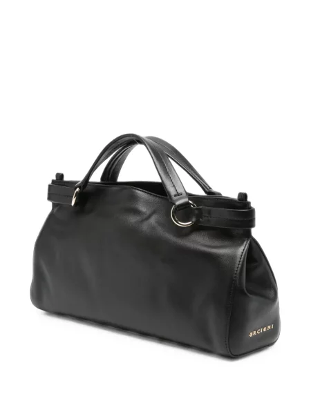 Colier Orciani din piele negru