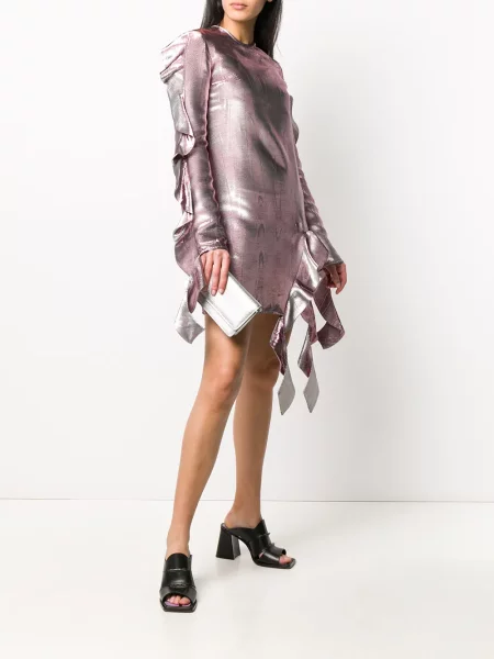 Rochie Ellery cu volane roz